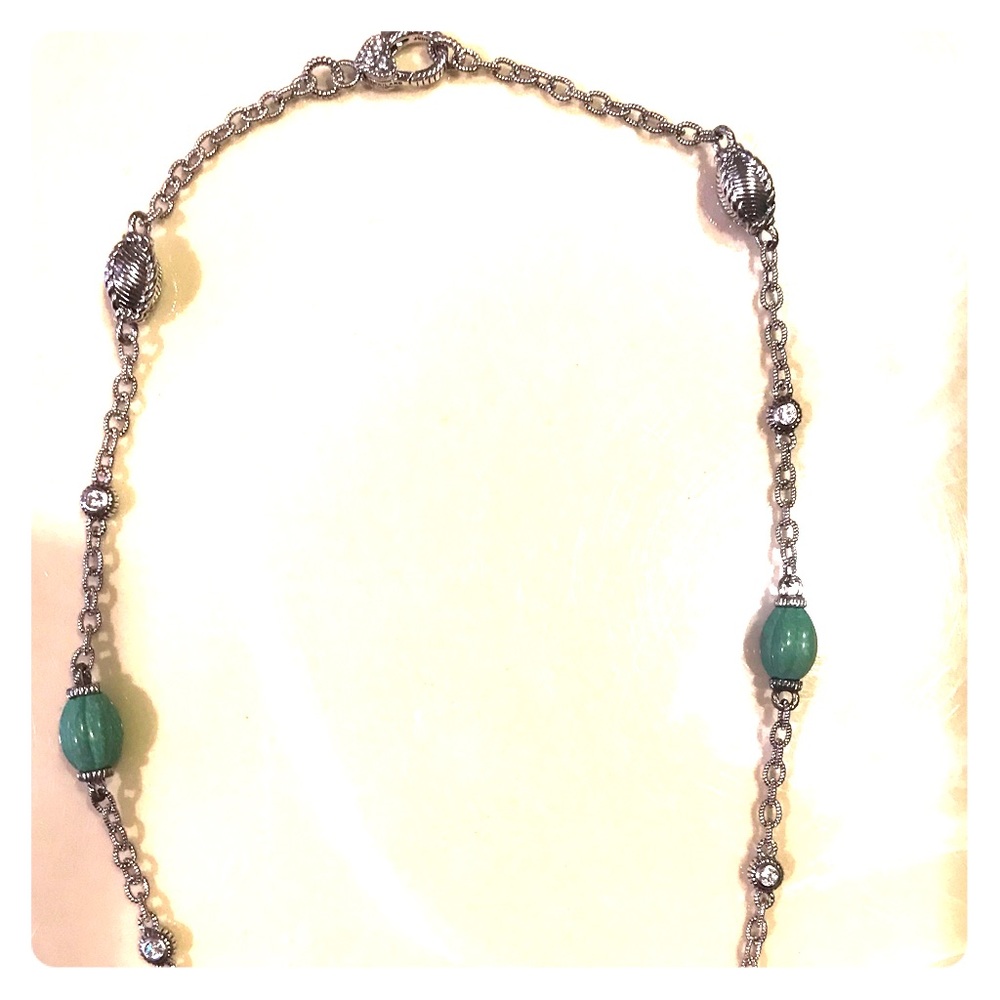 925 silver garnet link to link texturized necklace